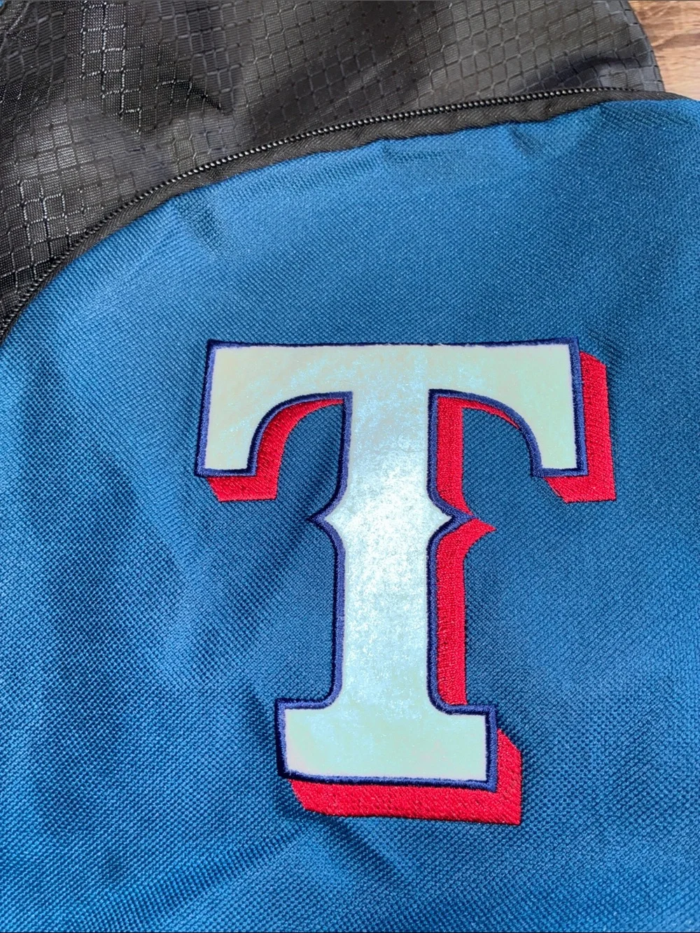 EUC Texas Rangers Blue Sling Backpack - Adjustable Men’s Bag by NorthWest